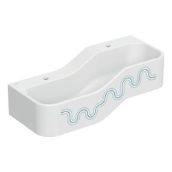 Geberit Bambini Spiel-/Waschlandschaft, 2 Waschplätze, tieferes Becken links B 90cm,... GEBERIT-502973SX1 4064746000287 (Abb. 1)
