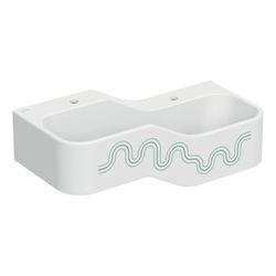 Geberit Bambini Spiel-/Waschlandschaft, 2 Waschplätze, tieferes Becken rechts B 90cm... GEBERIT-502974792 4064746000447 (Abb. 1)