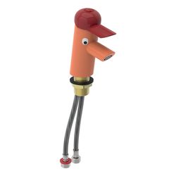 Geberit Bambini Waschtischarmatur Einhebelmischer, mit Mischer, Karminrot/Orange... GEBERIT-116207FY1 4064746000539 (Abb. 1)