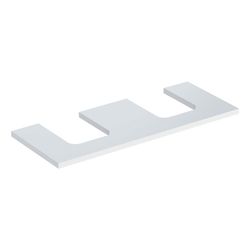 Geberit ONE Waschtischplatte Ausschnitt 2-fach, für Aufsatzwaschtisch Schalenform, 1... GEBERIT-505335001 4025410937803 (Abb. 1)