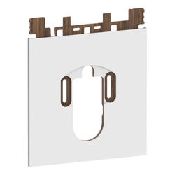 Geberit Designplatte für AquaClean Sela, Mera, unten, Weiß/Glas... GEBERIT-242903SI1 4025416204893 (Abb. 1)