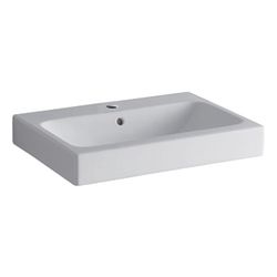Geberit iCon Waschtisch, Breite 60cm, Tiefe 48,5cm, Hahnloch mittig, Überlauf sichtb... GEBERIT-124060600 4022009304329 (Abb. 1)