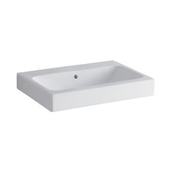 Geberit iCon Waschtisch, Breite 60cm, Tiefe 48,5cm, ohne Hahnloch, Überlauf sichtbar... GEBERIT-124063600 4022009320688 (Abb. 1)