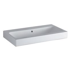 Geberit iCon Waschtisch, Breite 75cm, Tiefe 48,5cm, ohne Hahnloch, Überlauf sichtbar... GEBERIT-124078000 4022009333183 (Abb. 1)