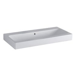 Geberit iCon Waschtisch, Breite 90cm, Tiefe 48,5cm, ohne Hahnloch, Überlauf sichtbar... GEBERIT-124093600 4022009320701 (Abb. 1)
