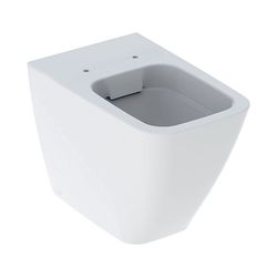 Geberit iCon Square Stand-WC Tiefspüler, wandbündig, geschlossene Form, Rimfree Tief... GEBERIT-211910000 4022009336870 (Abb. 1)