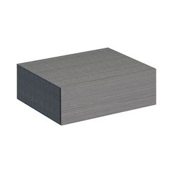 Geberit Xeno2 Seitenschrank 1 Schublade, 58x20x46,2cm, sculturagrau/Melamin Holzstru... GEBERIT-500507431 4025416611707 (Abb. 1)