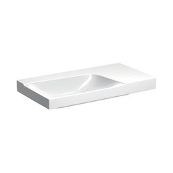 Geberit Xeno2 Waschtisch, Ablagefläche rechts, Breite 90cm, Tiefe 48cm, ohne Hahnloc... GEBERIT-500534011 4025416605522 (Abb. 1)
