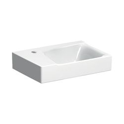 Geberit Xeno2 Handwaschbecken, 40x12,5x28cm, Hahnloch links, ohne Überlauf, Weiß/Ker... GEBERIT-500528011 4025416608646 (Abb. 1)