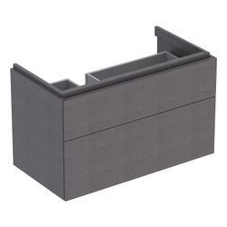 Geberit Xeno2 Unterschrank für Waschtisch, Ablagefläche 2 Schubladen 88x53x46,2cm sc... GEBERIT-500515431 4025416610212 (Abb. 1)
