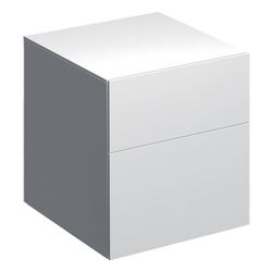 Geberit Xeno2 Seitenschrank 2 Schubladen, 45x51x46,2cm, Weiß lackiert hochglänzend... GEBERIT-500504011 4025416611608 (Abb. 1)