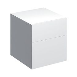 Geberit Xeno2 Seitenschrank 2 Schubladen, 45x51x46,2cm, Weiß lackiert hochglänzend... GEBERIT-500504011 4025416611608 (Abb. 1)