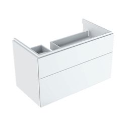 Geberit Xeno2 Unterschrank für Waschtisch Ablagefläche 2 Schubladen 88x53x462cm Weiß... GEBERIT-500515011 4025416610144 (Abb. 1)