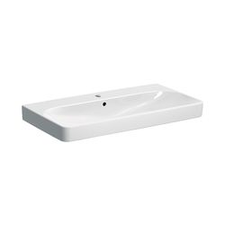 Geberit Smyle Square Waschtisch, Breite 90cm, Tiefe 48cm, Hahnloch mittig, Überlauf ... GEBERIT-500251018 4025416362821 (Abb. 1)