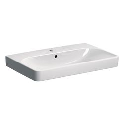 Geberit Smyle Square Waschtisch, Breite 75cm, Tiefe 48cm, Hahnloch mittig, Überlauf ... GEBERIT-500249018 4025416358343 (Abb. 1)