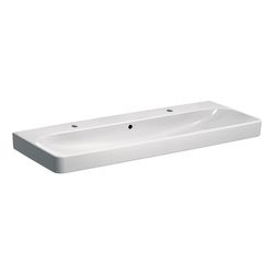 Geberit Smyle Square Waschtisch, Breite 120cm, Tiefe 48cm, Hahnloch links, rechts, Ü... GEBERIT-500253018 4025416362951 (Abb. 1)