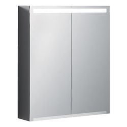 Geberit Option Spiegelschrank, Beleuchtung, 2 Türen, 60x70x15cm, CEE 7/4,7/3, verspi... GEBERIT-500582001 4025416533832 (Abb. 1)
