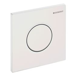 Geberit Typ 01 Drückerplatte für Urinalsteuerung mit pneumatischer Spülauslösung Rou... GEBERIT-242811461 4025416167419 (Abb. 1)