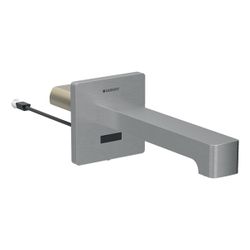 Geberit Brenta Waschtischarmatur, Wandmontage Länge 17cm, Edelstahl gebürstet, easy-... GEBERIT-243678SN1 4025410065551 (Abb. 1)