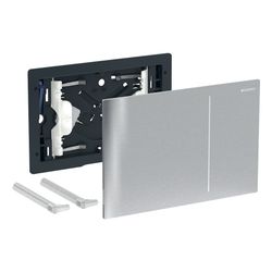 Geberit Sigma 70 Drückerplatte, 2-Mengen-Spülung gebürstet, easy-to-clean... GEBERIT-242813FW1 4025416307365 (Abb. 1)