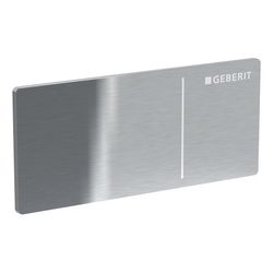 Geberit Drückerplatte für Typ 70 Fernbetätigung, gebürstet, Easy to Clean-beschichte... GEBERIT-242957FW1 4025416309680 (Abb. 1)