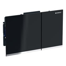 Geberit Sigma 60 Drückerplatte, 2-Mengen-Spülung Schwarz, verspiegelt, Hochglanz ver... GEBERIT-243415SJ1 4025416830641 (Abb. 1)