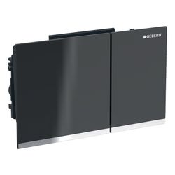Geberit Omega 60 Drückerplatte, 2-Mengen-Spülung Lava, verspiegelt, Hochglanz verchr... GEBERIT-243118JK1 4025410947031 (Abb. 1)