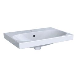 Geberit Acanto Waschtisch verkürzte Ausladung, Breite 60cm, Tiefe 42,2cm, Hahnloch m... GEBERIT-500631012 4022009352931 (Abb. 1)