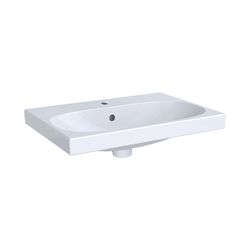Geberit Acanto Waschtisch verkürzte Ausladung, Breite 60cm, Tiefe 42,2cm, Hahnloch m... GEBERIT-500631012 4022009352931 (Abb. 1)