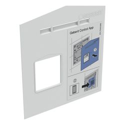 Geberit Spritzschutz für Unterputzurinalsteuerung... GEBERIT-244924001 4025410946522 (Abb. 1)