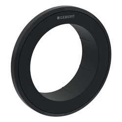 Geberit Typ 10 Rosette für Fernbetätigung Round, Möbeldrücker, Mattschwarz... GEBERIT-242964161 4025410743039 (Abb. 1)