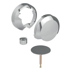 Geberit Fertigbauset für Badewannenablauf mit Zulauf, d52-13, chrg... GEBERIT-245443211 4025410627964 (Abb. 1)