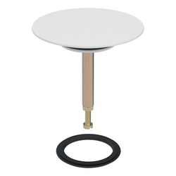 Geberit Ventilstopfen d72/35x5,5 für Badewanne Ablauf, Alpinweiß... GEBERIT-245435111 4025410604774 (Abb. 1)