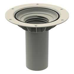 Geberit Einlaufstutzen rund, für Duschbodenablauf für Bodenbeläge aus PVC... GEBERIT-244473001 4025410743428 (Abb. 1)