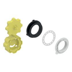 Geberit Befestigungsmaterial für Überlaufkopf für Badewannenablauf mit Zulauf... GEBERIT-245440001 4025410604842 (Abb. 1)