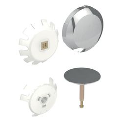 Geberit Fertigbauset für Badewannenablauf mit Rundgewinde, Hochglanz verchromt... GEBERIT-245441211 4025410627933 (Abb. 1)