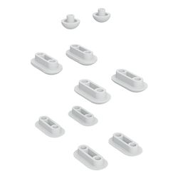 Geberit Set Ausgleichspuffer für Dusch-WC-Sitzring, WC-Deckel, für Geberit AquaClean... GEBERIT-242878001 4025416285335 (Abb. 1)