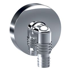 Geberit Winkelschlauchtülle mit Wandrosette, Hochglanz verchromt... GEBERIT-240020211 4025416034087 (Abb. 1)