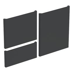 Geberit Renova Plan Set Schubladenfront, 2 Türen für Mittelhochschrank (ab Baujahr 2... GEBERIT-245060JK1 4025410574220 (Abb. 1)