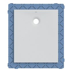 Geberit Olona Rechteckduschwanne mit Dichtvlies 90x75cm, Mattweiß... GEBERIT-550905001 4025410874108 (Abb. 1)