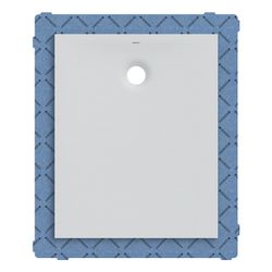 Geberit Olona Rechteckduschwanne mit Dichtvlies 100x80cm, Mattweiß... GEBERIT-550909001 4025410873392 (Abb. 1)