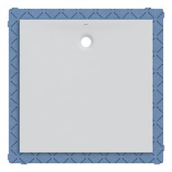 Geberit Olona quadratische Duschwanne mit Dichtvlies 120x120cm, Weiß... GEBERIT-550903001 4025410873002 (Abb. 1)