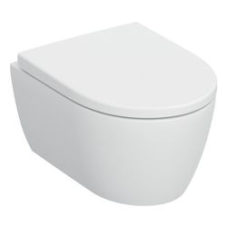 Geberit iCon Set Wand-WC Tiefspüler, verkürzte Ausladung, geschl. Keramikdesign, Tur... GEBERIT-503049JT1 4064746019883 (Abb. 1)