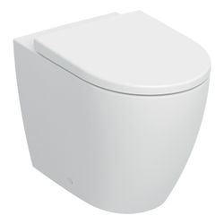 Geberit iCon Set Stand-WC Tiefspüler, wandbündig, geschlossenes Keramikdesign, Turbo... GEBERIT-503080001 4064746021305 (Abb. 1)