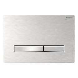 Geberit Sigma 50 Drückerplatte, 2-Mengen-Spülung, Square, easy-to-clean, Metallfarbe... GEBERIT-115788GH2 4025416454403 (Abb. 1)