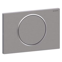 Geberit Drückerplatte Sigma10, für Spül-Stopp-Spülung, verschraubbar gebürstet, poli... GEBERIT-115787SN5 4025416551935 (Abb. 1)