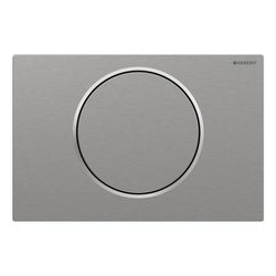 Geberit Sigma 10 Drückerplatte, für Spül-Stopp-Spülung, verschraubbar gebürstet, eas... GEBERIT-115787SN5 4025416551935 (Abb. 1)
