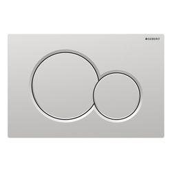 Geberit Sigma 01 Drückerplatte, 2-Mengen-Spülung Mattchrom, easy-to-clean... GEBERIT-115770JQ5 4025410756596 (Abb. 1)