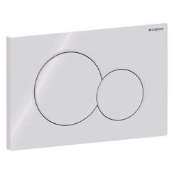 Geberit Betätigungsplatte Sigma01, 2-Mengen-Spülung, Kunststoff, Alpinweiß... GEBERIT-115770115 4025410035165 (Abb. 1)