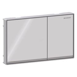Geberit Sigma 60 Drückerplatte, 2-Mengen-Spülung, Square, flächenbündig Weiß, verspi... GEBERIT-115640SI1 4025416546818 (Abb. 1)